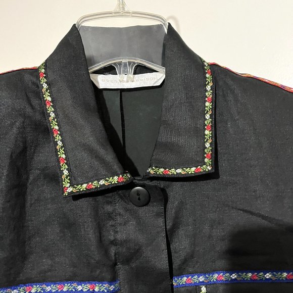 Brett Harrison Vintage Oversized Linen Button Up - Picture 6 of 14